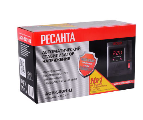 Стабилизатор напряжения Ресанта АСН-500/1-Ц (63/6/1) фото 5