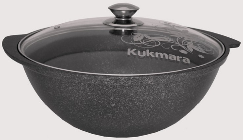 Казан 4,5 л KUKMARA Granit ultra (original) кго47а, традиционный, алюминий, антипригарное, черный