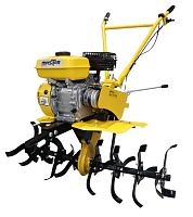 MASTER Мотоблок бензиновый TCP820MS, БЕЗ КОЛЁС (жёлтый цвет) (оранжевый квадрат, 8 л/с, 4-х тактный)