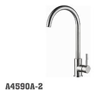 4590A-2 Accoona Смеситель д/кухни высокий регулулируемый аэратор. Нерж (1/10)