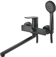 71125F Accoona Смеситель д/ванны 35мм дивертор в корпусе, извлив 35см. Латунь (1/10)