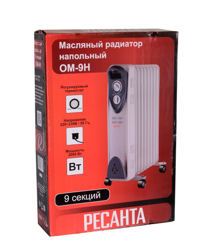 Масляный радиатор Ресанта ОМ-9Н фото 9