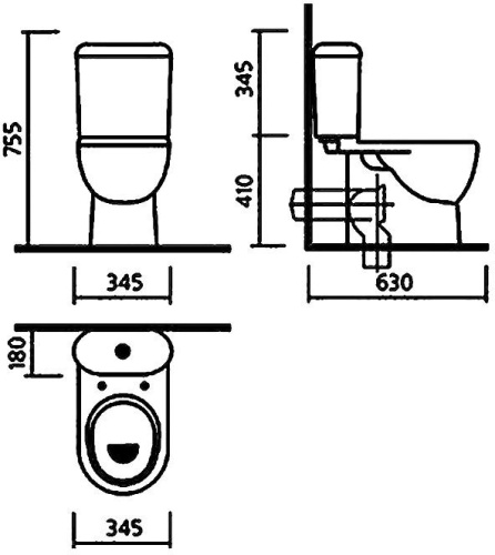 Унитаз-компакт "Art-Comfort" Белый S1 /SanitaLux/ фото 4 Унитаз-компакт "Art-Comfort" Белый S1 /SanitaLux/ фото 4