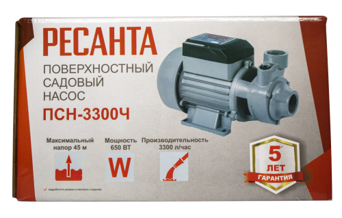 Поверхностный насос Ресанта ПСН-3300Ч фото 8