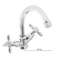 5678 Accoona Смеситель д/кухни 1/2 кер шпилька (2/20)