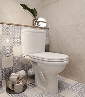 Унитаз-компакт "Визит" БЕЛЫЙ /Santeri/