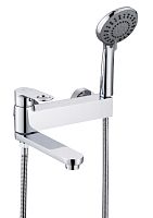 043532 Смеситель для ванны кор. нос перекл. "излив" (10/1)