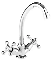 5676 Accoona Смеситель д/кухни 1/2 кер шпилька (2/20)