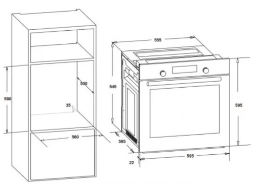 Духовой шкаф Novex RP 6530 H фото 5