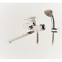 AF17007 (Смеситель универсальный с плоским поворотным изливом 350мм.  Хром. Латунь (А) 35мм)