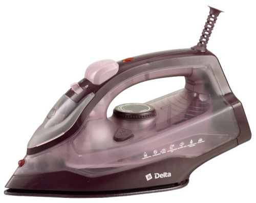 Утюг DELTA DL-353 черный/фиолетовый