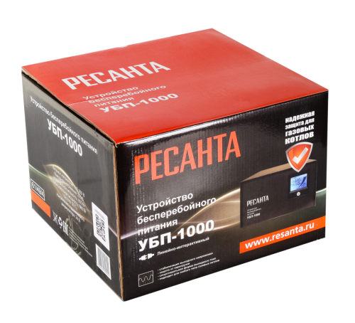 Устройство бесперебойного питания Ресанта УБП-1000 (61/49/4) фото 9