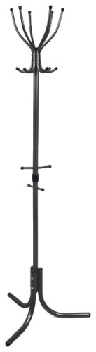 Вешалка стойка НИКА Комфорт ВК6, металл, черный, 6 рожков 180 х70см х70см фото 4
