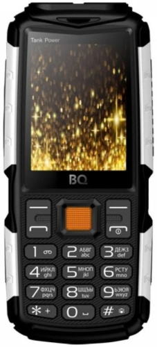 Телефон BQ 2430 Tank Power Black+Silver фото 2