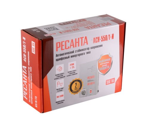 Стабилизатор напряжения АСН-550/1-И Ресанта (63/6/75) фото 8