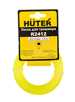 Леска Huter R2412 для триммера, 2.4 мм, круг (71/2/11)