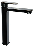 AF19104FW Смеситель для умывальника высокий 35мм литой, черная бронза