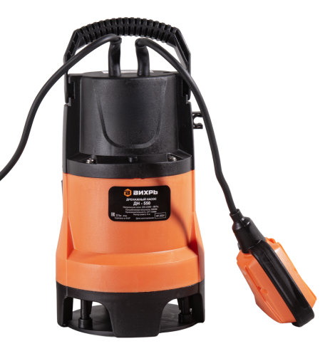 Дренажный насос Вихрь ДН-550 фото 4