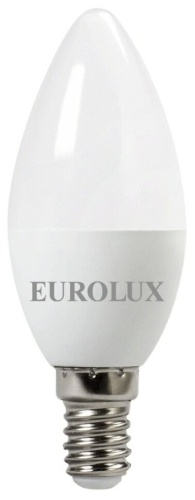 Лампа светодиодная Eurolux LL-E-C37-7W-230-4K-E14 фото 2