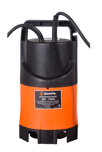 Дренажный насос Вихрь ДН-133/5 фото 14 Дренажный насос Вихрь ДН-133/5 фото 14