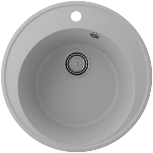 Мойка ULGRAN Quartz  d49 Nora 485-04 ПЛАТИНА