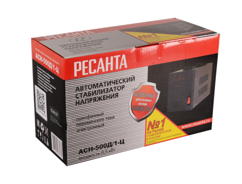 Стабилизатор напряжения Ресанта АСН-500Д/1-Ц (63/6/37) фото 2