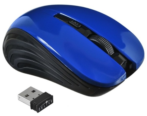 Мышь Oklick 545MW Blue-Black USB фото 4