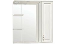 SL Зеркальный шкаф "ОЛЕАНДР-2 800/С" РЕЛЬЕФ ПАСТЕЛЬ