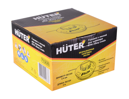 Головка с леской GTH "Easy Load" для Huter GGT, GET-1200, GET-1500, GET-1700 (71/2/25) фото 8 Головка с леской GTH "Easy Load" для Huter GGT, GET-1200, GET-1500, GET-1700 (71/2/25) фото 8