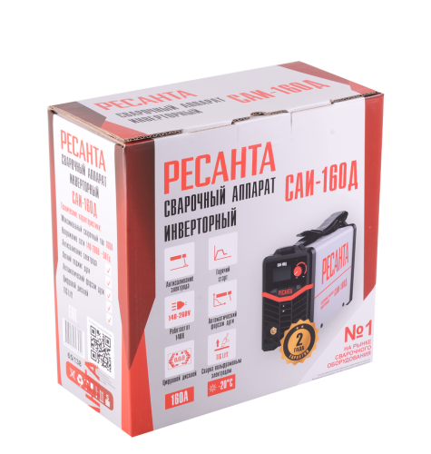 Сварочный аппарат инверторный Ресанта САИ-160Д (65/138) фото 8