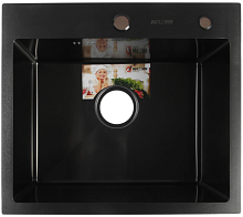 AF96045F AFLORN Мойка 60х45х22 3,0мм ГРАФИТ, ПРЕМИУМ