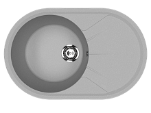 U503-342 Мойка Ulgran 745*465 овал ГРАФИТ