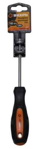 Отвёртка крестовая ВИХРЬ PH1 100мм фото 7 Отвёртка крестовая ВИХРЬ PH1 100мм фото 7