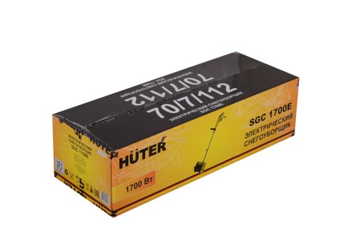 Снегоуборщик электрический (электролопата) Huter SGC 1700E фото 7