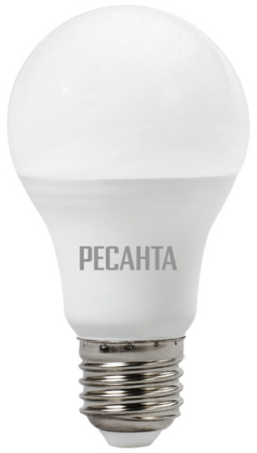Лампа светодиодная РЕСАНТА LL-R-A60-11W-230-3K-E27 (76/1/15)