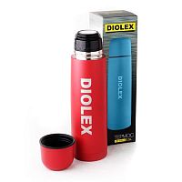 Термос 1 л Diolex DX-1000-2, пластик, колба нерж.сталь, узкое горло
