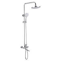 063562 Душевая система ЗОНТ перекл. "излив" ХРОМ (5/1)