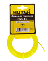 Леска Huter R2015 для триммера, 2 мм, круг (71/1/9)