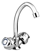 5677 Accoona Смеситель д/кухни 1/2 кер шпилька (2/20)