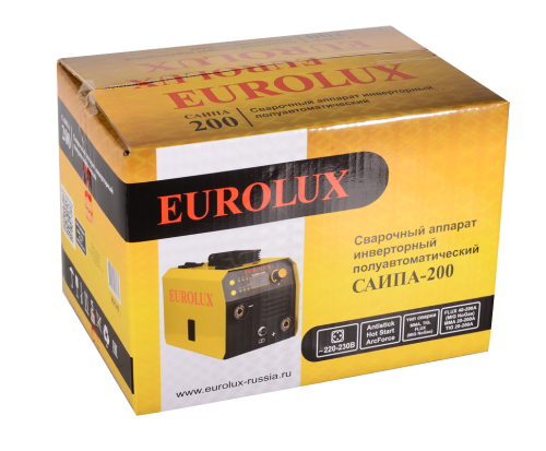 Сварочный полуавтомат Eurolux САИПА-200 (65/143) фото 6 Сварочный полуавтомат Eurolux САИПА-200 (65/143) фото 6