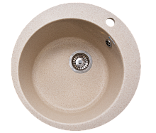 Мойка каменная GranAlliance G-11 d495 круглая БЕЖЕВЫЙ (U101)