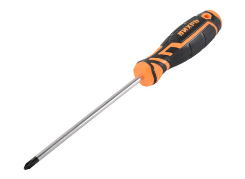 Отвёртка крестовая ВИХРЬ PH2 150мм фото 3 Отвёртка крестовая ВИХРЬ PH2 150мм фото 3