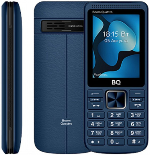 Мобильный телефон BQ 2455 Boom Quattro Blue