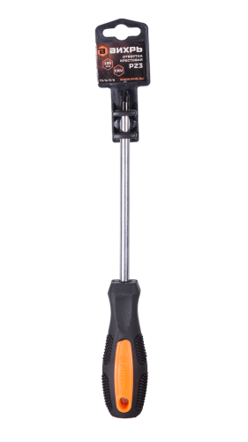 Отвёртка крестовая ВИХРЬ PZ3 150мм фото 2 Отвёртка крестовая ВИХРЬ PZ3 150мм фото 2