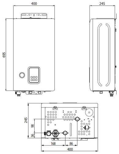 Электрический котел Navien EQB-08HW фото 13