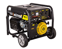 Портативный бензогенератор Huter DY6500LX с колесами (64/1/15)