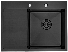 AF95848F-R AFLORN Мойка 58х48х22 3,0мм ГРАФИТ