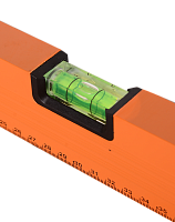 Уровень алюминиевый 600мм фрезерованный 3 глазка Вихрь