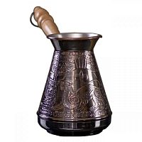 Турка 0,2 л медь, ручка деревянная /г. Пятигорск/