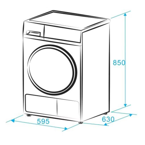 Сушильная машина MONSHER MDM 631 Blanc фото 6